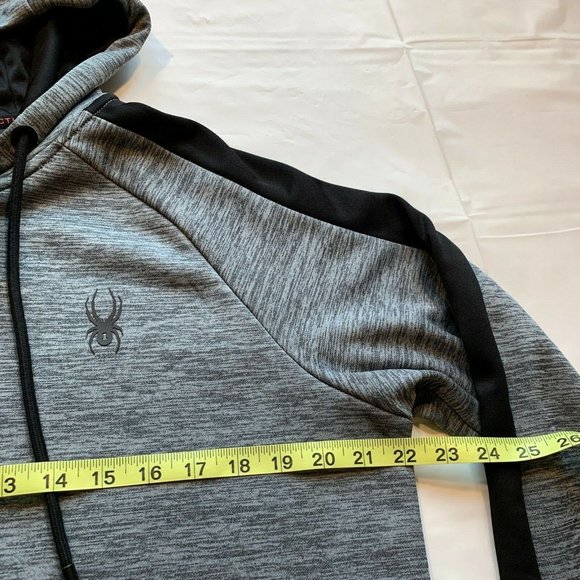 NWT Spyder Active Hoodie Sweatshirt Pullover Mens Small ProWEB Zip Fleece Lined - Picture 11 of 12